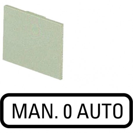 397SQ25 072303 EATON ELECTRIC Plate indicator Black HAND 0 AUTO