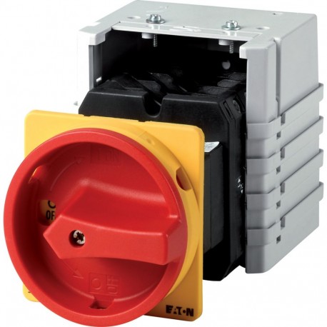 T5B-5-8346/V/SVB 091875 Y7-91875 EATON ELECTRIC Main switch, 10-pole, 63, Emergency Stop function, 90 °, mat..
