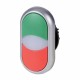 M22-DDLM-*-*-* 107062 Y7-107062 EATON ELECTRIC Double actuator pushbutton, +indicator light, flush, white , ..