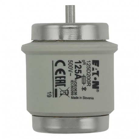 FUSE 125A DV 500VAC TYPE GR 125D200R EATON ELECTRIC Предохранитель, низкое напряжение, 125 A, AC 500 V, D5, ..