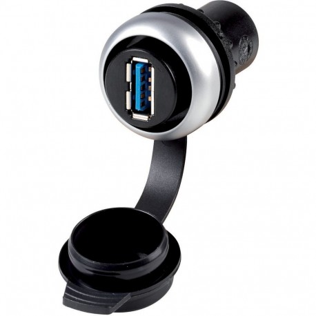 M22-USB 147539 Y7-147539 EATON ELECTRIC Elemento frontale, cromo, +USB 3.0