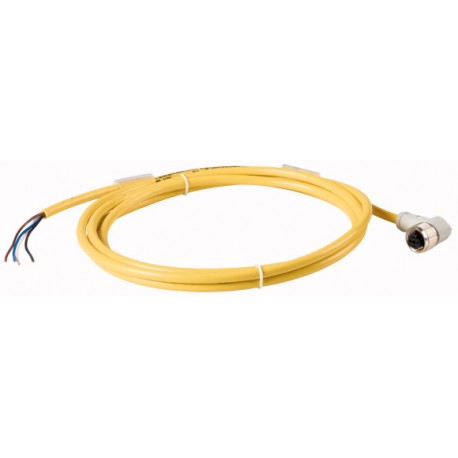 CSDR5A5CY2202 166983 EATON ELECTRIC Cable de conexión 5 polos/5 hilos DC Conector M12 hembra Acodado/abierto..