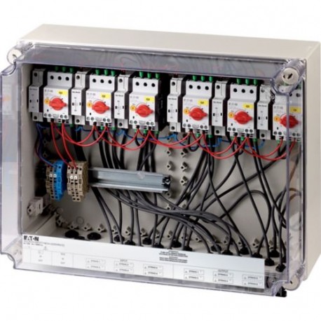 SOL30X6-SAFETY-MV-U(230V50HZ) 168105 Y7-168105 EATON ELECTRIC Fireman's switch, for 6 strings, 30A, MV