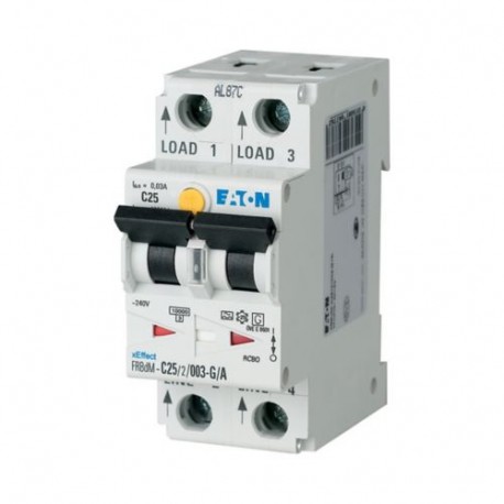 FRBDM-C20/2/003-G/A 168205 Y7-168205 EATON ELECTRIC RCD/MCB comb. switch, 20A, 30mA, miniature circuit-break..