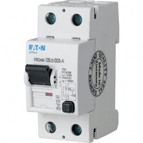 FRCMM-125/2/003-G/A 171168 EATON ELECTRIC Interrupteur différentiel, 125A, 2p, 30mA, type G/A