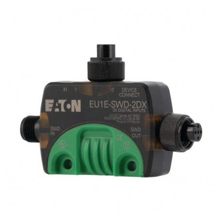 EU1E-SWD-2DX 174711 Y7-174711 EATON ELECTRIC SWD T-Connector Ein-/Ausgabemodul IP69K, 24 V DC, zwei Eingänge..