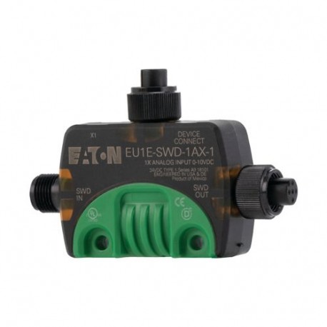 EU1E-SWD-1AX-1 174717 Y7-174717 EATON ELECTRIC SmartWire-DT IP67 T-Connector analog module, one 0 10 V analo..