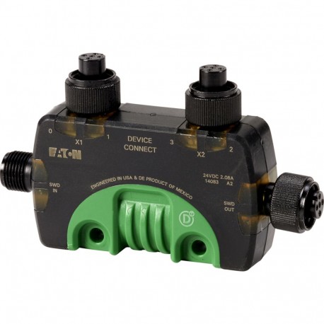 EU2E-SWD-2DX 174725 Y7-174725 EATON ELECTRIC SmartWire-DT T-Connector for IP67 I/O modules, with two inputs ..