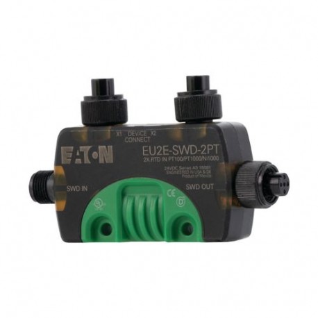 EU2E-SWD-2PT 174733 Y7-174733 EATON ELECTRIC SmartWire-DT IP67 T-Connector analog module, two configurable P..
