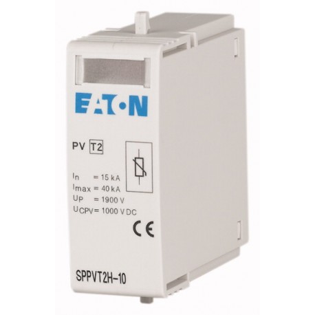 SPPVT2HSC-06 176097 EATON ELECTRIC Ввод устройства защиты от скачков напряжения вставной 600 В пост. тока 1p