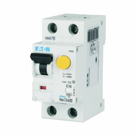 FRBM6-B4/1N/01 178114 Y7-178114 EATON ELECTRIC combination switch, 4A, 100mA, curve B 1P+N,class AC