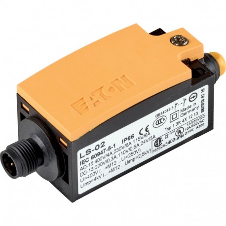 LS-02-M12A 178128 Y7-178128 EATON ELECTRIC Position switch Insulation 2 NC Connection M12A