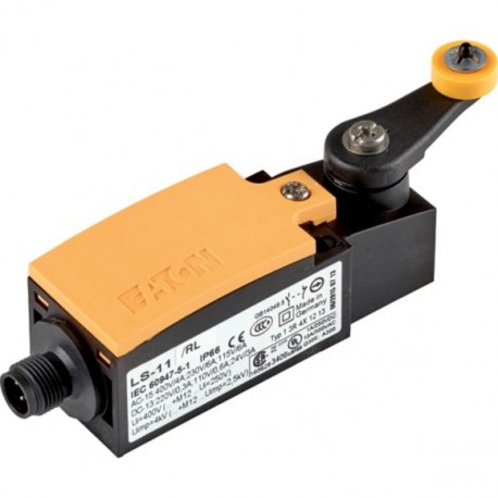 LS-11S/RL-M12A 178142 EATON ELECTRIC Position switch Insulation 1 NO + 1 NC abrupt Break in Connection M12A ..
