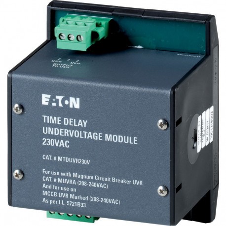 IZMX-UVR-TD-230AC-1 184166 Y7-184166 EATON ELECTRIC Delay module for U-actuator, 230 VAC