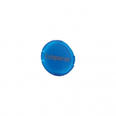 M22-XDL-B-D14 218321 Y7-218321 EATON ELECTRIC Verrine pour boutons-poussoirs, plate bleue, DEVERROULLAGE