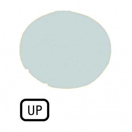 M22-XDL-W-GB3 218331 Y7-218331 EATON ELECTRIC Verrine pour boutons-poussoirs, plate blanche, UP