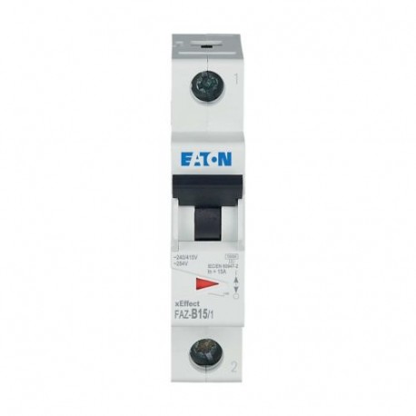 FAZ-B15/1 278534 Y7-278534 EATON ELECTRIC Interruptor magnetotérmico FACE, 15A, 1P, curva B, NA