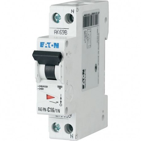 FAZ-PN-C10/1N 279157 EATON ELECTRIC Interruptor automático 2P-1UM