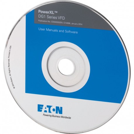DXG-ACC-SOFTWARE 730-32036-00P Y7-730-32036-00P EATON ELECTRIC Software kit for DG1 variável frequency drive..