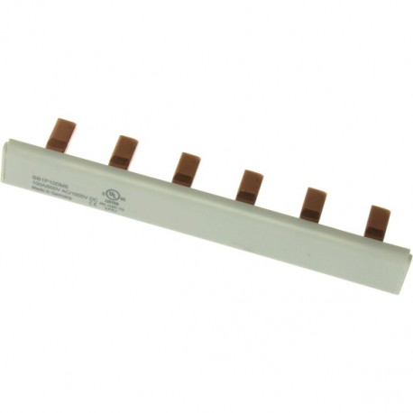 BB1P100M6 EATON ELECTRIC Stromschiene, Niederspannung, 100 A, AC 600 V, DC 1000 V, 15 x 16 x 272 mm, 15P, UL