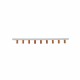 BB1P100M9 EATON ELECTRIC BUSBAR, low voltage, 100 A, AC 600 V, DC 1000 V, 15 x 16 x 272 mm, 15P, UL