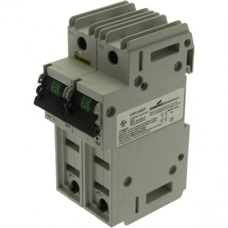 CCP-2-60CF EATON ELECTRIC Разъединитель предохранителей BT, 60, AC, 600 в DC 125 V, CF, 2P, UL