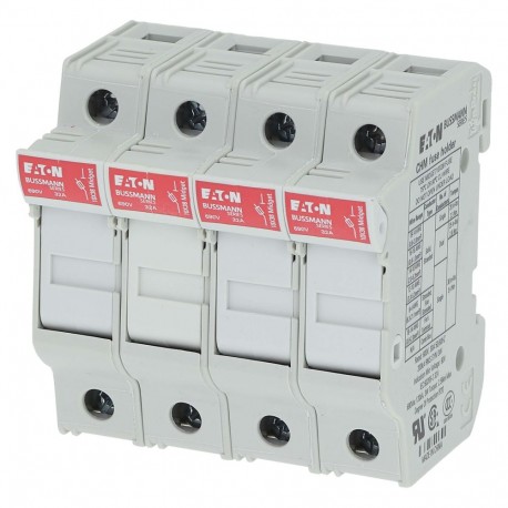 CHM4DU EATON ELECTRIC Sezionatore protetto, Bassa tensione, 30 A, AC 240 V, UL midget, IEC 10 x 38, AC23A, 1..