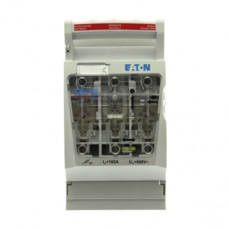 EBH0013TBM8 SIZE 00 HOR FSD 60MM BUS:M8 SCREWS EATON ELECTRIC Switch disconnector, low voltage, 160 A, AC 69..
