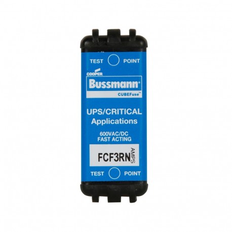 FCF3RN EATON ELECTRIC Sicherungseinsatz, Niederspannung, 35 A, AC 600 V, DC 600 V, 26 x 29 x 55 mm, CF, J, 1..