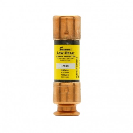 LPN-RK-30SP EATON ELECTRIC cartouche fusible, Basse tension, 12 A, DC 125 V, 14,3 x 50,8, RK1, UL, lent