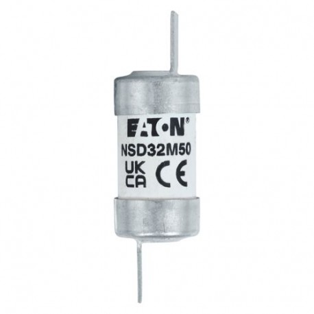 50A M/S FUSE (20) CARTON QTY. 20 NSD32M50 EATON ELECTRIC Fuse-link, low voltage, 32A, AC 415 V, BS88/F2, 18 ..