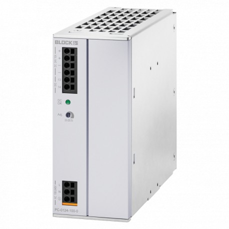 PC-0124-100-0 PC01241000 BLOCK Fuente de alimentación conmutada principal, PC 1AC