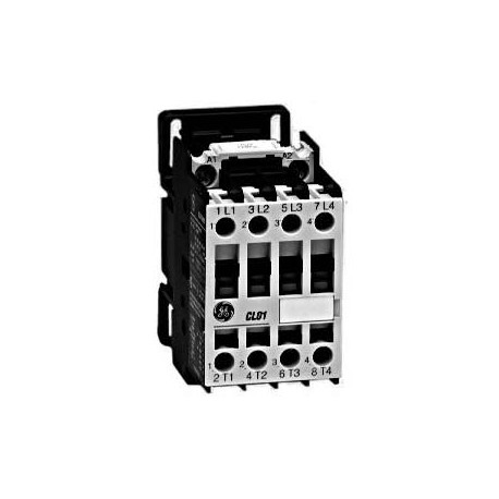 CL01AB00TJ 104383 GENERAL ELECTRIC Contactor CL 4P (2NA 2NC) 12A AC3, AC control circuit 110/120V 50-60Hz