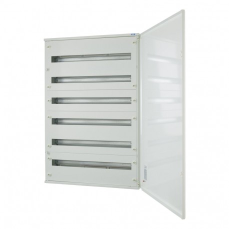 103093 BF-O-6/198-C EATON ELECTRIC Complete surface-mounted flat distribution board, white, 33 SU per row, 6..