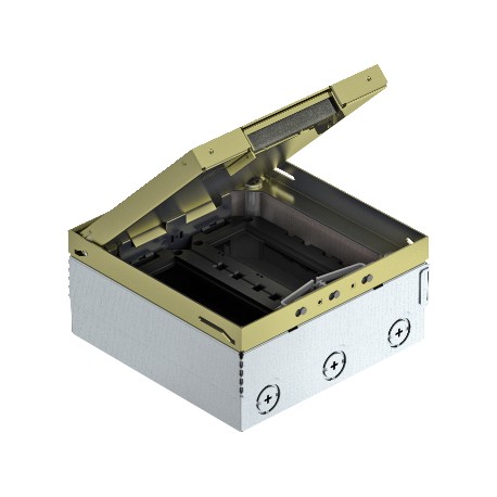 UDHOME4 2M MT U 7427252 OBO BETTERMANN Boitier de sol complet UDHOME4 avec support de module MT3, équipement..