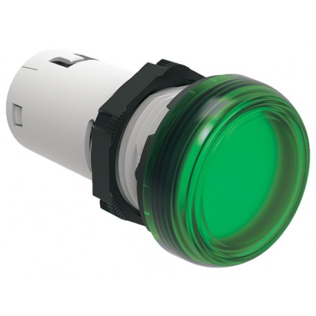 LPMLM3 LOVATO PILOTO LED INTEGRADO MONOBLOCK, LUZ CONSTANTE Ø22MM SÉRIE PLATINUM, VERDE, 230VAC