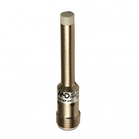 AH1/AP-2H MICRO DETECTORS Sensor indutivo D6,5 mm, não blindado NO/PNP conector M12