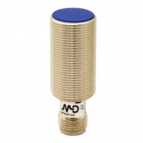 AK6/AN-3H MICRO DETECTORS Sensor inductivo M18 corto con blindaje NO/NPN conector M12