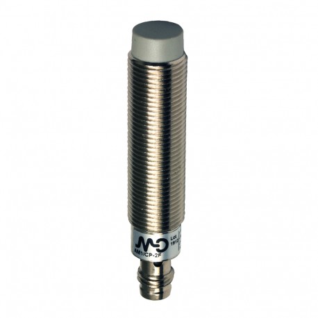 AM1/AN-2F MICRO DETECTORS Induktiver Sensor M12 unabgeschirmt, NO/NPN, Stecker M8