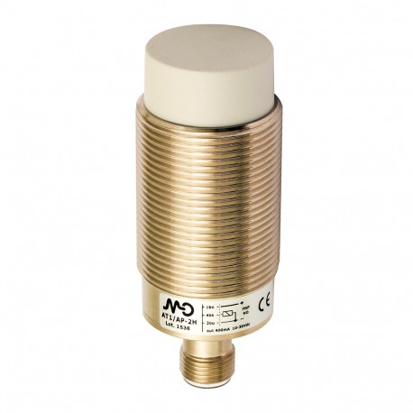 AT1/0P-2H MICRO DETECTORS Inductive sensor M30 unshielded Q/Qnot PNP plug M12