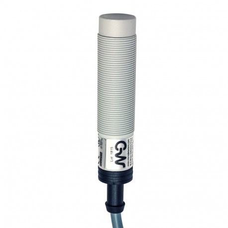 C18P/BN-2A MICRO DETECTORS Sensor capacitivo M18 de Plástico cable CC de 12 mm NPN NA+NC cable 2m axial