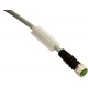 CD08/0A-100C5US MICRO DETECTORS Conector M8 de 90° 3 pólos cabo PUR de 10 m CSA