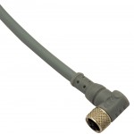 CD08/0B-020C5 MICRO DETECTORS Connector female M8 90° 4 poles cable PUR 2 m