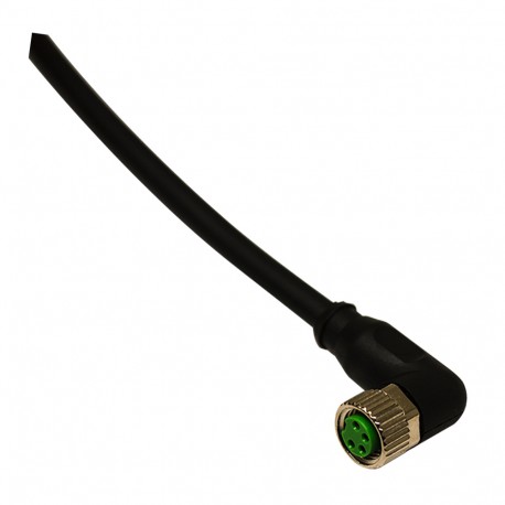 CD08/0B-100C1 MICRO DETECTORS Conector M8 de 90° 4 pólos, cabo de PVC de 10 m