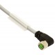 CD08/0B-150C1US MICRO DETECTORS Conector M8 de 90° 4 pólos, cabo de PVC de 15 m CSA