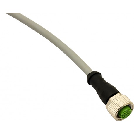 CD12M/0B-050A1US MICRO DETECTORS Conector Hembra M12 Axial, de 4 polos cable PVC 5 m CSA