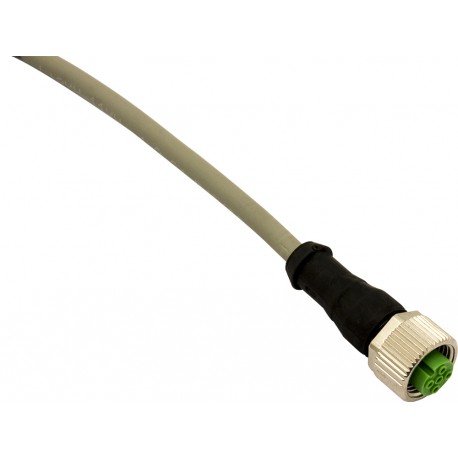 CD12M/0B-150A5US MICRO DETECTORS Conector Hembra M12 Axial, de 4 polos cable PUR de 15 m CSA