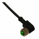 CD12M/0B-200C1 MICRO DETECTORS Conector Hembra M12 90° 4 polos cable PVC 20m
