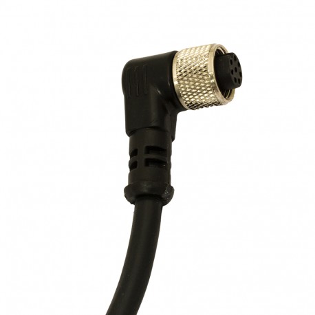 CD12M/0E-050A1 MICRO DETECTORS Conector Hembra M12 Axial, de 8 polos, cable PVC 5m