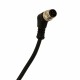 CD12M/0H-050D1 MICRO DETECTORS M12, 5 pólos, 5 m 90° cabo macho